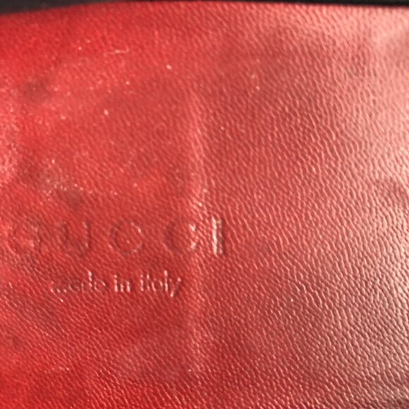 Gucci Women's SZ 10.5 B Red Wine Suede Slip On Driving Loafers Horsebit  Shoes - Picture 11 of 11